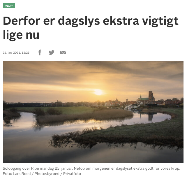 TV2 Vejret Ribe billede