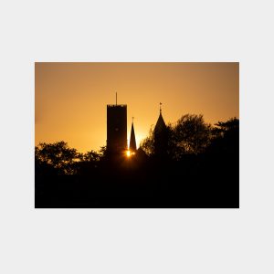 Ribe Domkirke i morgenlys