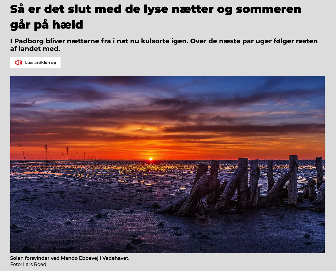 TV SYD - Lars Roed - Vadehavet