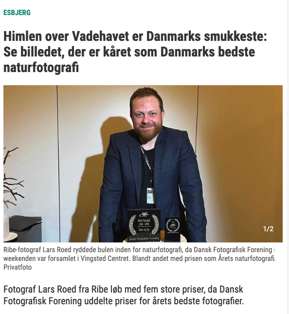 Lars Roed - Vinder årets Fotograf