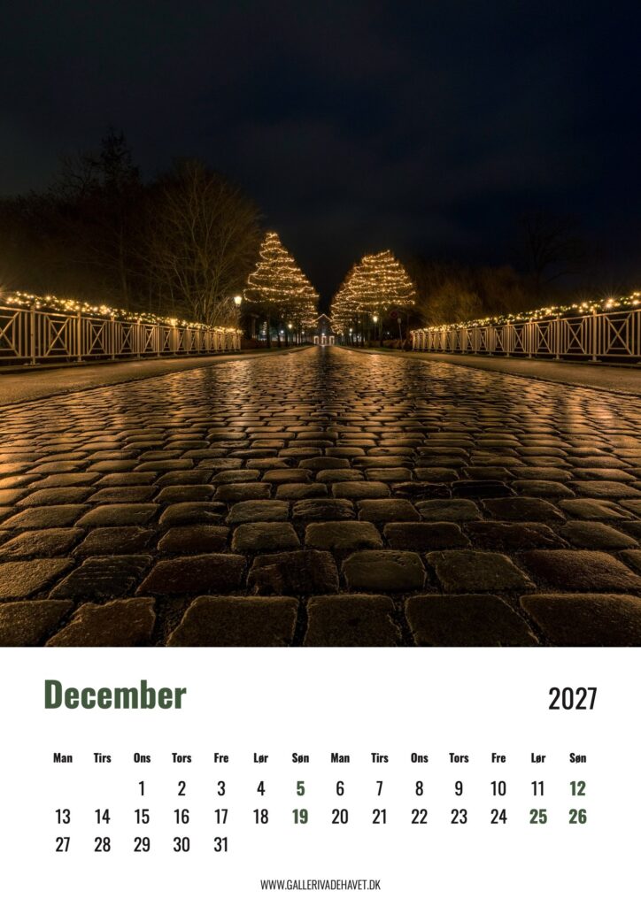 Decembersiden i Vadehavskalender 2027